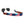 Handstitched American Flag needlepoint sunglass strap showing American Flags against a navy blue background with sturdy cotton covered silicone ear connectors and a soft leather backing