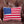 American Flag Needlepoint Pillow