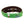 Golfing Needlepoint Belt with light green background showing a repeating pattern of teed gold ball, crossed gold clubs, and colorful golf carts. Belt has a brass buckle and full grain leather backing and strap.