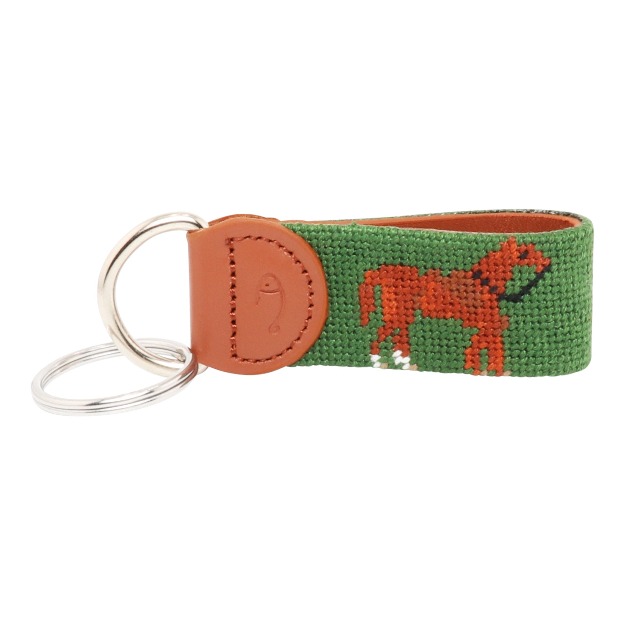 Horse Needlepoint Key Fob