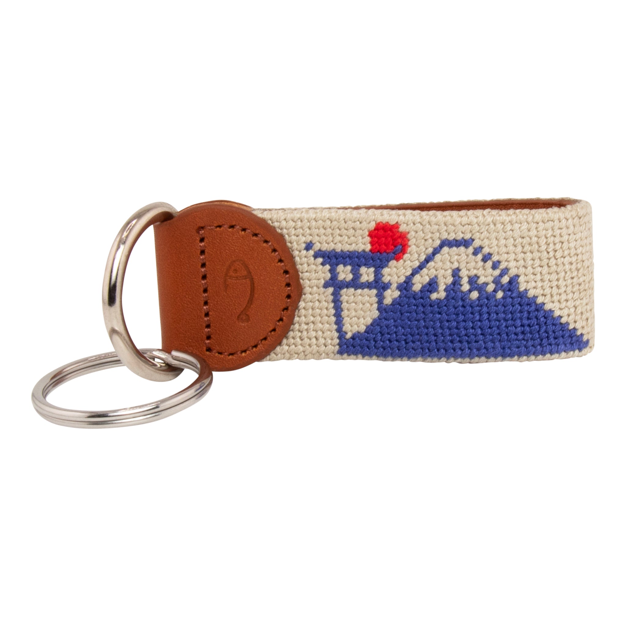 Japan Needlepoint Key Fob