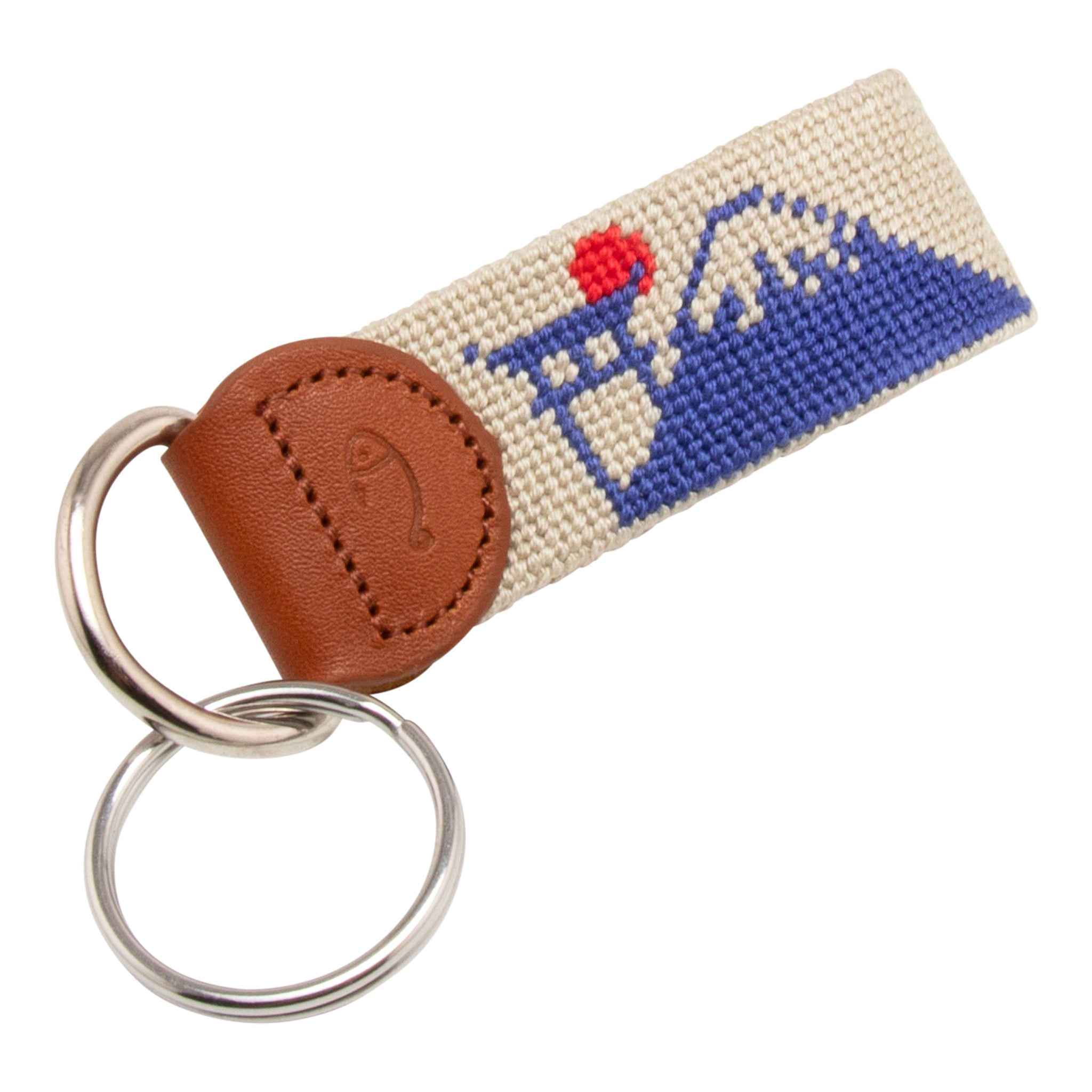 Japan Needlepoint Key Fob