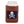 needlepoint can cooler with white skull and crossbones against dark navy blue background soft full grain leather exterior neoprene liner by Huck Venture