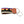 Hand-stitched Mountain Range needlepoint keychain showing a western mountain range pattern on both sides with leather backing.  Stainless steel D-ring and keyring.