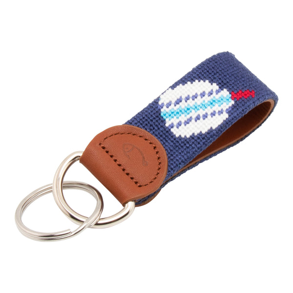 Pickleball Needlepoint Key Fob