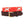Pointer Dog Needlepoint Belt with a blaze orange background showing a repeating pattern of evenly spaced upland hunting dogs in a pointing stance. The belt has a brass buckle and full grain leather backing and strap.