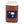 Front face of south carolina needlepoint can cooler showing hand-stitched needlepoint palmetto and crescent in white against a dark navy blue background. Soft leather body with interior neoprene lining. Great fit for a standard 12 ounce can.