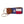 Hand-stitched Texas Flag needlepoint keychain showing a Texas Flag on both sides against a navy blue background and leather backing.  Stainless steel D-ring and keyring.