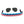 American Flag  banner needlepoint sunglass strap showing the American Flag in banner format across the whole sunglass strap.  The strap has a sturdy cotton covered silicone ear connectors and a soft leather backing
