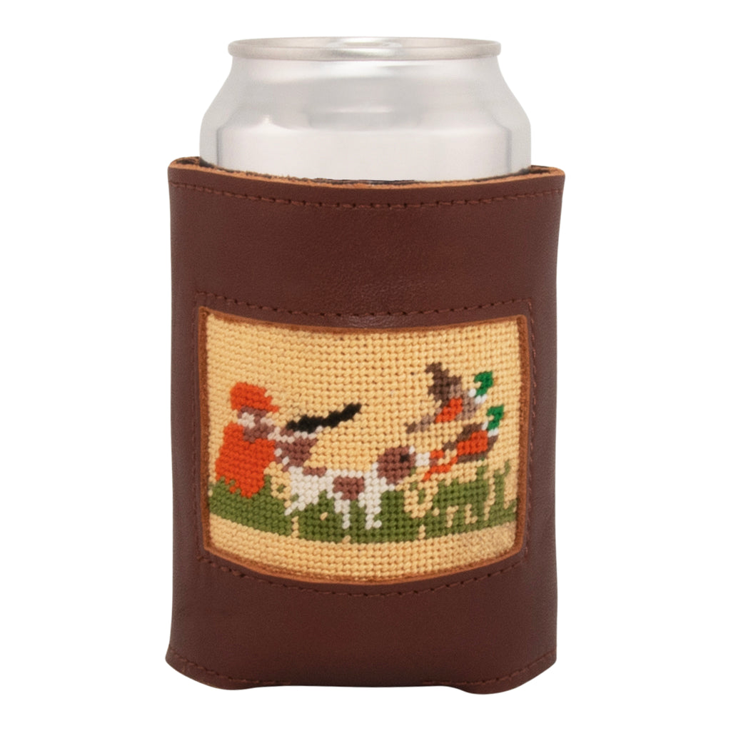 Upland Hunt Needlepoint Can Cooler