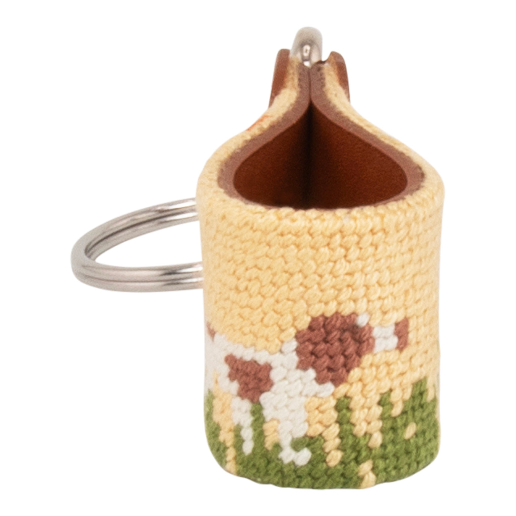 Upland Hunt Needlepoint Key Fob