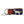 Hand-stitched yellow Labrador needlepoint keychain showing a yellow lab on both sides against a navy blue background and leather backing.  Stainless steel D-ring and keyring.